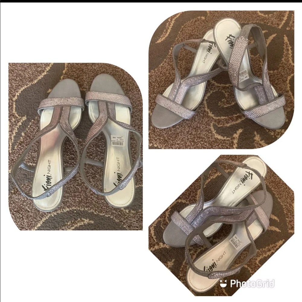 FIONI Strappy Heels EUC size 9 HOMECOMING/PROM/WEDDING